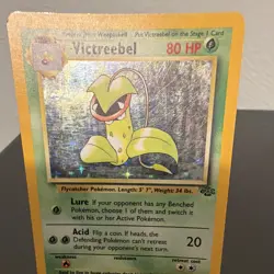 Pokemon TCG Wizards Victreebel 14/64 Jungle Holo Rare 1999 EN 80 HP Stage 2 - Image 4