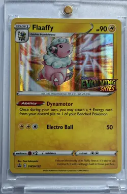 Pokemon TCG Flaaffy Evolving Skies SWSH122 Holo Promo Promo - Image 1