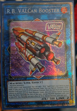 Yu-Gi-Oh! TCG R.B. Valcan Booster Link Effect Starlight Rare 1st Ed DUAD-EN093 - Image 1