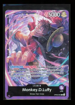 Monkey.D.Luffy OP05-060 Starter Deck 18: PURPLE Monkey.D.Luffy One Piece NM - Image 1