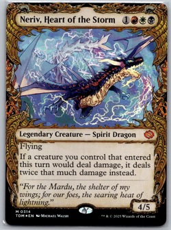 Neriv, Heart of the Storm 314 Tarkir Dragonstorm FOIL Showcase Magic - Image 1