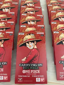 One Piece TCG OP-13 Carrying On His Will Sleeved Booster Pack Lot of 15 SEALED - Image 3