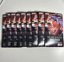 One Piece CCG OP-16 The Time Of Battle Sleeved Booster Packs English - Lot of 9! - Image 1