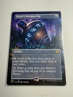 Magic: The Gathering Artifact Sensei's Divining Top Regular Card - Image 1