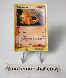Charmander 98/97 - EX Dragon *DMG* Secret Rare Holo Pokemon Card - Image 1
