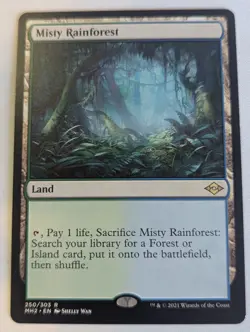 Misty Rainforest MTG Modern Horizons 2 Regular English NM-Mint - Image 1