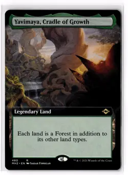 Yavimaya, Cradle of Growth (Extended Art) 480 Modern Horizons 2 Normal LP - Image 1