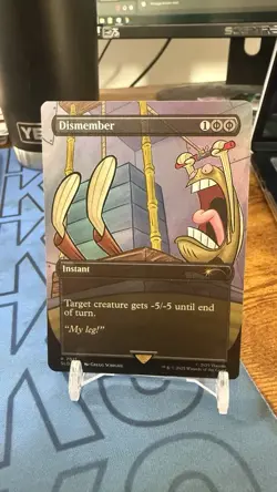 Spongebob Secret Lair Bonus Card Dismember Foil NM Bonus Card Rare - Image 1