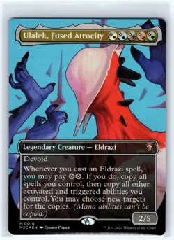 Ulalek, Fused Atrocity (Borderless) 16 Commander: Modern Horizons 3 MTG Foil NM - Image 1