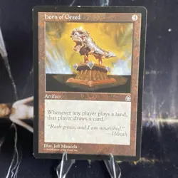 Magic the Gathering - Horn of Greed - Stronghold - MTG - Artifact - MP - Image 1