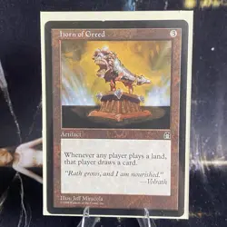 Magic the Gathering - Horn of Greed - Stronghold - MTG - Artifact - MP - Image 3