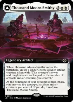 Thousand Moons Smithy - BORDERLESS FOIL Lost Carverns of Ixalan - LCI - MTG - NM - Image 1
