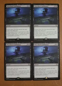 1x Playset of (4) NM Wretched Confluence #200 Commander Masters CMM - Image 1