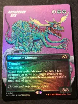 Agonasaur Rex - Foil - Borderless - DFT - MTG - EN - NM - 0343 - Image 1