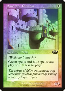 Planeshift MTG FOIL Sunscape Familiar Magic - Image 1