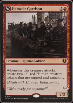 MTG Innistrad Remastered - Hanweir Garrison // Hanweir, the Writhing Township - Image 1