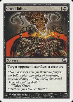 4x Cruel Edict - LP - 8th/9th Edition - SPARROW MAGIC - mtg - Image 1