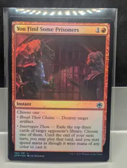 You Find Some Prisoners Foil X1 NM Adventures in the Forgotten Realms MTG - Image 1