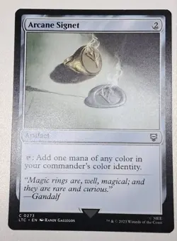 Arcane Signet Commander: The Lord of the Rings: Tales of Middle-Earth Regular - Image 1