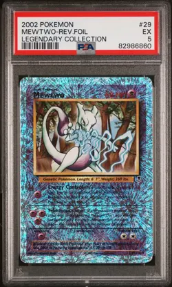PSA 5 Mewtwo 29/110 | 2002 Pokemon Legendary Collection Reverse Holo | EX - Image 1