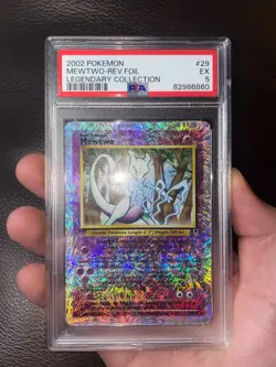 PSA 5 Mewtwo 29/110 | 2002 Pokemon Legendary Collection Reverse Holo | EX - Image 3