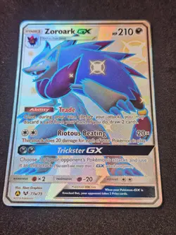 Zoroark GX 77a/73 Full Art Shiny Pokemon SM Hidden Fates - Image 2