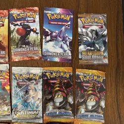 Pokemon EX Deoxys, Platinum and Diamond & Pearl Era Pack Art - 15 Packs (Empty) - Image 3