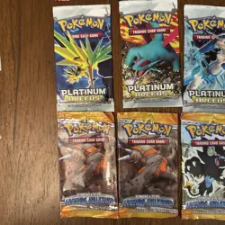 Pokemon EX Deoxys, Platinum and Diamond & Pearl Era Pack Art - 15 Packs (Empty) - Image 4