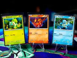 Pokemon 151 Promos Bulbasaur Charmander Squirtle - SVP 046 047 048 - Cosmos NM - Image 2