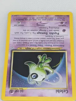 Celebi 03/64 Neo Revelation Holo Ultra Rare Pokemon TCG Nintendo WOTC LP+ - Image 4