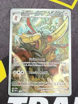 Kingambit SVP 130 Scarlet & Violet Promo Illustration Rare Pokemon Near Mint - Image 1