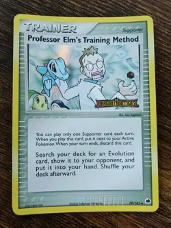 Pokemon Professor Elm's Research 79/101 Reverse Holo EX Dragon Frontiers - Image 1