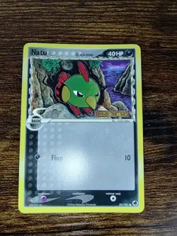 Pokemon Natu 55/101 Reverse Holo Stamped EX Dragon Frontiers - Image 3