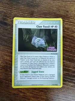 Claw Fossil 91/110 Ex Holon Phantoms Reverse Holo Rare Pokemon - Image 2