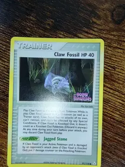 Claw Fossil 91/110 Ex Holon Phantoms Reverse Holo Rare Pokemon - Image 3