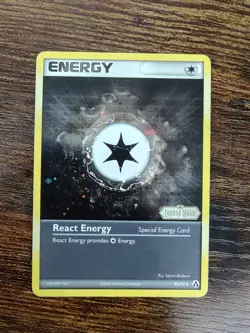 React Energy 82/92 Reverse Holo Stamped Ex Legend Maker Pokemon LP- - Image 1