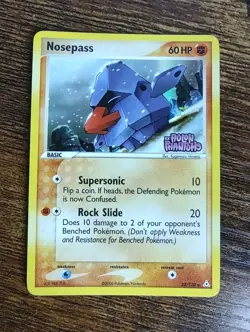 Nosepass 25/110 Ex Holon Phantoms Reverse Holo Rare Pokemon - Image 1