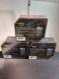 POKEMON TCG CROWN ZENITH ZAPADOS, ARTICUNO, MOLTRES TIN SET - 3 TINS Sealed - Image 3