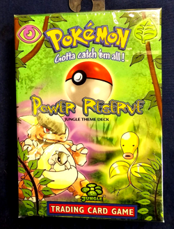 1999 Pokemon Power Reserve Jungle Theme Deck (Factory Sealed) + Bonus - Image 1