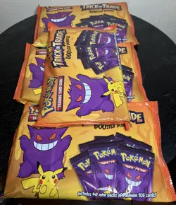 Halloween Pokemon TCG BOOster Gengar Trick Or Trade Bundle Lot Of 4!! 820650850783 - Image 1