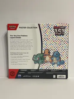 Pokemon 151 Scarlet & Violet TCG - 151 Poster Collection Box - Factory Sealed 820650853166 - Image 2