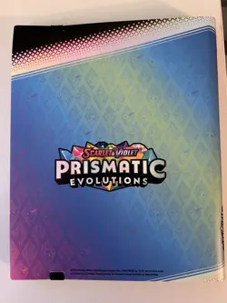 Pokemon Prismatic Evolutions Eevee Binder Collection ***BINDER ONLY*** BRAND NEW - Image 2
