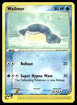 EX-NM Sandstorm Wailmer Common 83/100 2003 Pokemon TCG - Image 1