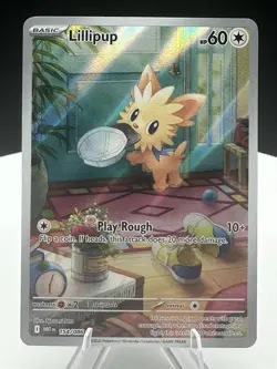 The Pokemon Company Lillipup Illustration Rare 154/086 Sv: White Flare Holo - Image 2