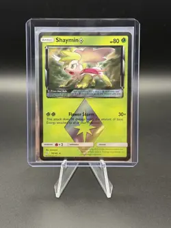 Pokemon TCG Sun & Moon Team Up Shaymin Holo Prism Star Rare 10/181 - Image 3