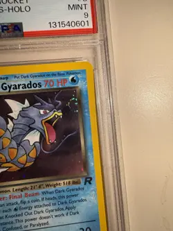 2000 POKEMON ROCKET DARK GYARADOS 1ST EDITION #8 SWIRL-HOLO PSA 9 NEW CERT - Image 2