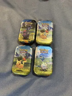 Pokemon TCG Ascended Hero’s Mini Tin Sealed X4 - Image 1
