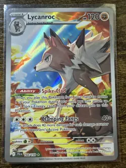 Lycanroc 166/159 Illustration Rare, Journey Together, Full Art Holo, Pokemon TCG - Image 1