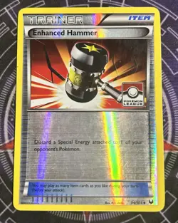 Enhanced Hammer Pokemon League Stamped Reverse Holo 94/108 Pokemon TCG MP - Image 1