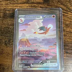 Pokemon TCG Charizard EX 199/165 Scarlet & Violet 151 English NM Condition - Image 3